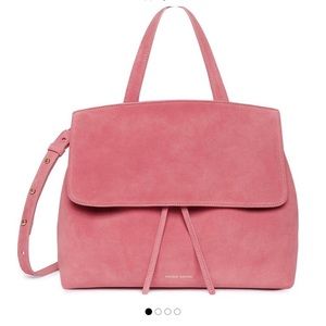 MANSUR GAVRIEL blush suede lady bag NWT